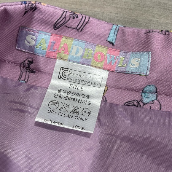 Salad Bowls Saladbowls Purple Skirt People Small C3 - Picture 2 of 2